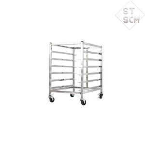 Stainless steel oven trolley 6-tier fermentation lac drying rack